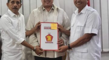 Pasangan Asib Amin – Tarmilin Usman di Nagan Raya Dapat Dukungan Partai Gerindra